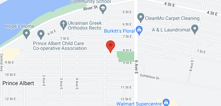 map of 515 8th ST E